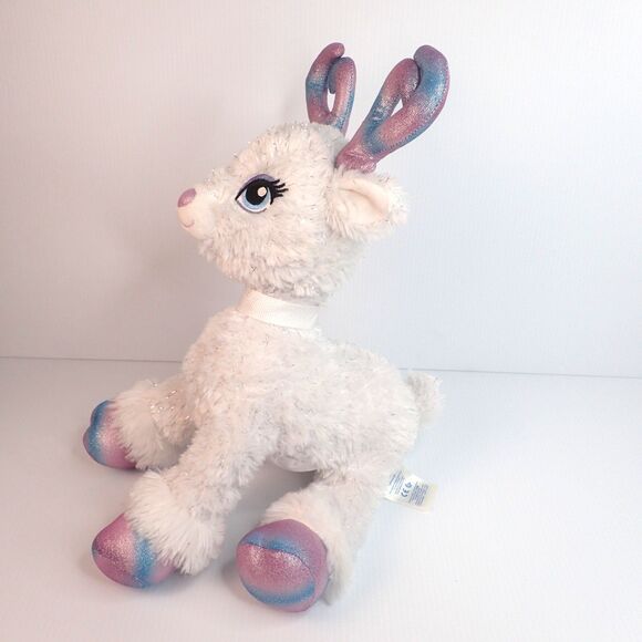 Build A Bear Christmas Reindeer Glisten 16" Plush Antlers Light Up - Picture 5 of 11